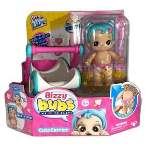 Little Live Bizzy Bubs Babies Bouncing Baby Girl Doll Gracie with Crib NEW!